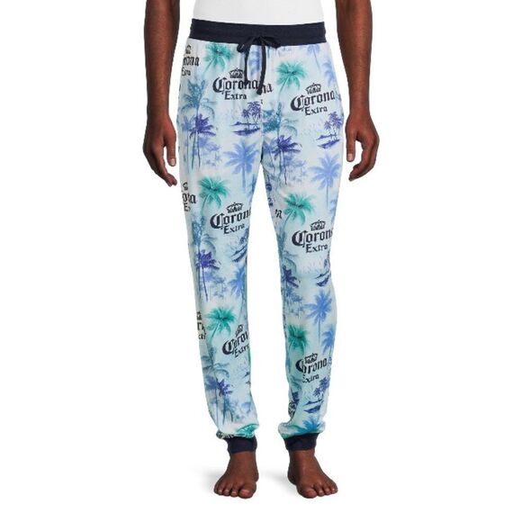 Mens Graphic Corona Extra Soft Lightweight Beer Lounge Sleep Pajama Pants Sz 2XL - Picture 3 of 6